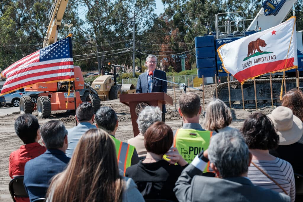 San Mateo County Supervisor Dave Pine says the Wellness Center "brings essential services" closer to residents.